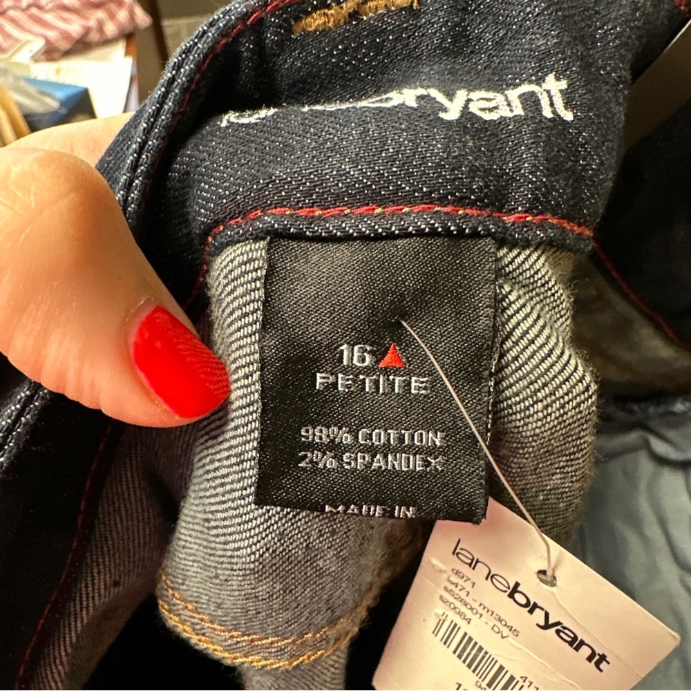 Lane Bryant Boot Cut Jeans - 16P - new with tags - Picture 8 of 10